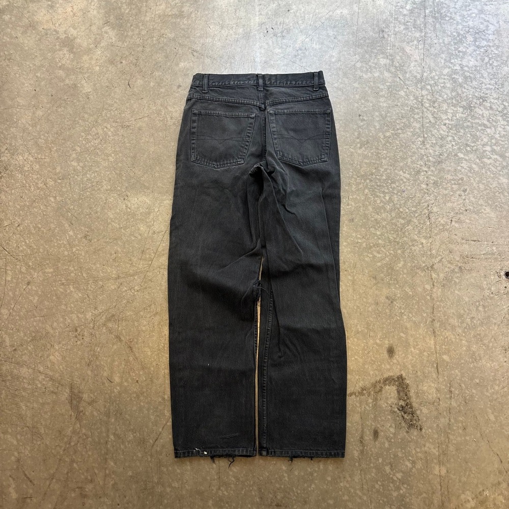 Vintage Anchor‎ Blue Wide Leg Skate Jeans Black Size 31x32